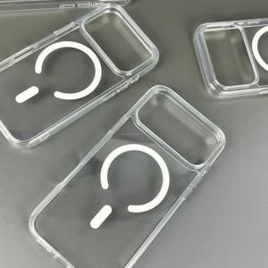 Funda Transparente Magnética con Carga Inalámbrica para iPhone 17 1 15 14 13 12 11 Pro Max para <span class=keywords><strong>Samsung</strong></span> S25 Edge S24 - Product Image 3