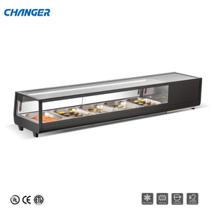 Refrigerador Exhibidor de <span class=keywords><strong>Sushi</strong></span> para Mostrador, Vitrina Comercial, Refrigerador de Mesa, Equipo de Catering para Hostelería - Product Image 2