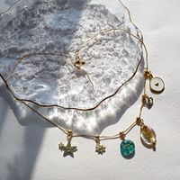 Vente en gros de bijoux pour femmes en cuivre plaqué or 18 carats pendentif en cuivre zircon étoile de soleil amour accessoires de bijoux à bricoler soi-même pour collier bracelet