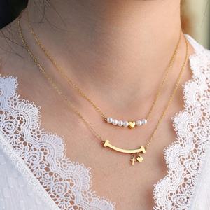 Collares de Moda 2026, Joyería Hipoalergénica, Acero Inoxidable 316L, Chapado en Oro PVD de 18k, Collar de Diseñador de Marca para Mujer - Product Image 1