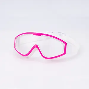 Kacamata renang pintar anti-kabut tahan air cocok untuk menyelam kacamata renang silikon kompetitif bingkai silikon Populer
