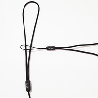 Grosir kustom elastis botol Lanyard/fiio M3 Pro Harness Lanyard kipas/elastis bulat tipis pendek Lanyard