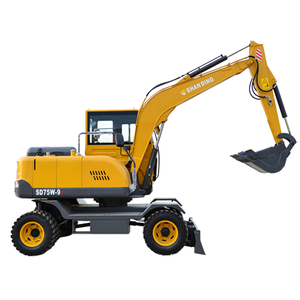 Mini-excavatrice sur pneus populaire de 7 tonnes avec une grande benne de 0,3 à 1,0 m³ - Product Image 4