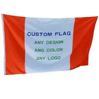 Bandeira personalizada 3x5 bandeira impressa logotipo personalizado de alta qualidade bandeiras personalizadas para atividades ao ar livre