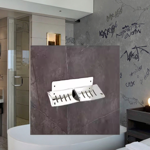 Vente directe du fournisseur indien Porte-savon double moderne en acier inoxydable durable Garantie 1 an pour les hôtels - Product Image 3