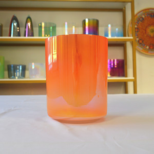 Bol chantant en cristal de quartz HF Alchemical <span class=keywords><strong>Dawn</strong></span> Radiance pour bain sonore thérapeutique, instrument de méditation et de yoga - Product Image 4