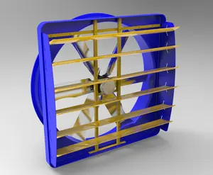 72 인치 순환 팬 블루 주택 중공업 대형 공기량 가금류 팬