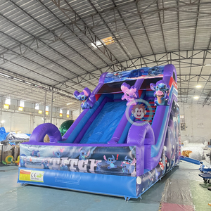 Stitch <span class=keywords><strong>Inflatable</strong></span> thư bị trả lại trượt phim hoạt hình khâu trẻ em vui vẻ công viên trượt Đồ chơi - Product Image 3