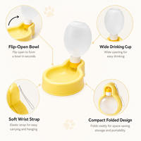 Bol pliable pour animaux de compagnie, pour chats et chiens, à suspendre, pour cage, bouteille d'eau pour animaux, récipient pour animaux, idéal pour les voyages