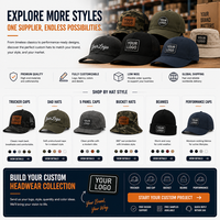 Casquette Trucker Camouflage Personnalisée avec Logo Brodé, 7 Panneaux, Visière Plate, Maille Respirante, Fermeture Snapback, pour Chasse, Pêche, Tactique, Extérieur