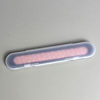 Nouvelle Arrivée Lime à Ongles Professionnelle en Verre Nano de Haute Qualité Grain 80/100 Réutilisable Forme Droite Design Coloré Économique