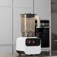 Top professionele zware 1,5L elektrische fruitsmoothie mixer & sapcentrifuge met variabele snelheid, 2-in-1 blender