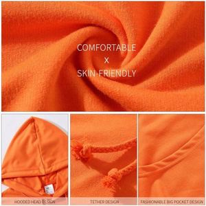 Guangzhou Clothing Factory Wholesale Cotton Fabric Men's Hoodies Plus Size Pullover Hoodies Custom Logo - Product Image 5