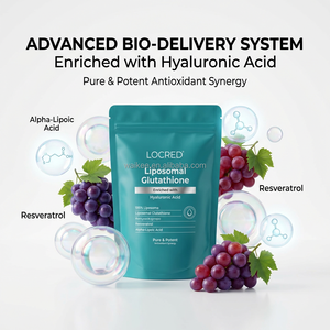 Private Label Liposomales Glutathion-Nahrungsergänzungsmittel 2400mg Tägliche Entgiftung & Immununterstützung OEM/ODM GMPC-Zertifiziert Gesundheit & Wellness - Product Image 6