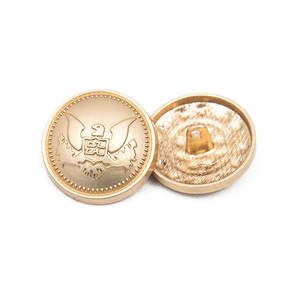 Wholesale 30mm Coat Gold Blazer Zinc Alloy Metal Plating Technics Shank <b>Buttons</b> - Product Image 6