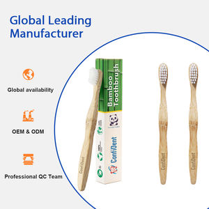 Brosses à dents douces/moyennes/dures, nettoyage buccal, biodégradables, 100% bambou naturel - Product Image 1