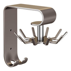 Support mural multifonctionnel pour cuisine avec crochet rotatif pour spatule, cuillère et pelle, organisateur de rangement sans perçage - Product Image 2