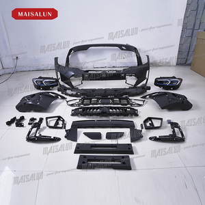 G20 modifié pour la <span class=keywords><strong>BMW</strong></span> <span class=keywords><strong>Série</strong></span> <span class=keywords><strong>3</strong></span> G20 ancien modèle changé pour un nouveau style MT diffuseur de pare-chocs kit de carrosserie de phare - Product Image 5