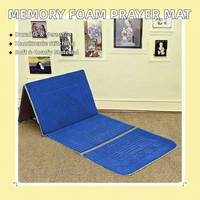 Tapis de prière musulman islamique personnalisé de luxe, rembourré, lavable, portable, pliable, pour la maison, le voyage, le Ramadan, la mosquée, la masjid