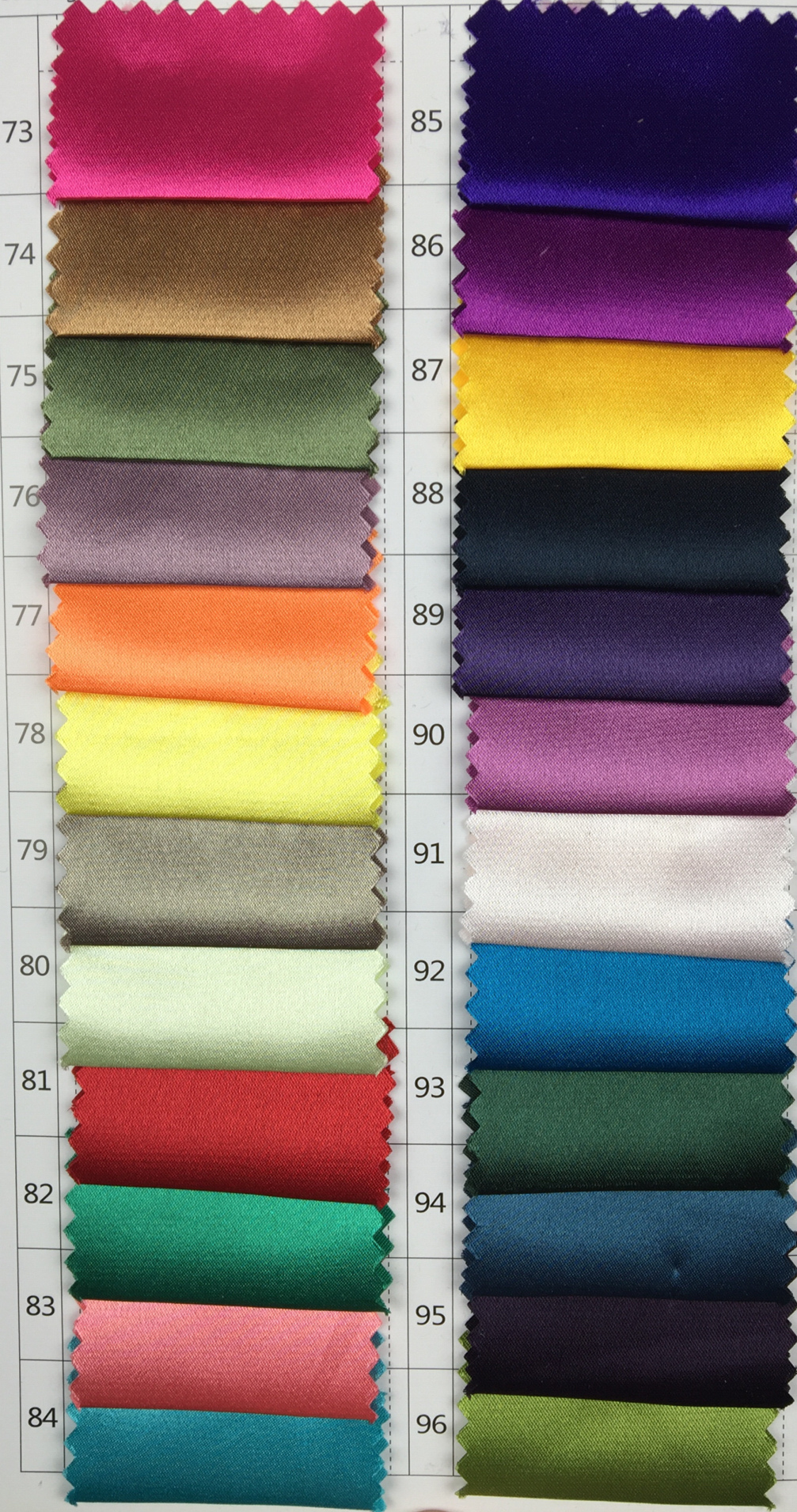 Tableau des couleurs 4
