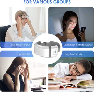 Xách tay bảo vệ mắt nén nóng cải thiện thị lực làm giảm mệt mỏi Eyecare 5D thông minh túi khí rung mắt Massager - Product Image 4
