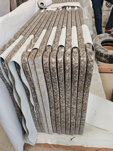 Thiết kế Châu Âu cao đánh bóng đá granit Nâu đôi bia mộ ngoài trời nghĩa trang tưởng niệm với 5 năm bảo hành cho nghĩa trang - Product Image 2