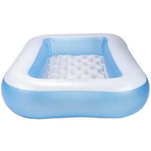 สระน้ำเป่าลมทรงสี่เหลี่ยมสำหรับเด็ก ยี่ห้อ Intex ความจุ 90 ลิตร สีฟ้าขาว ผลิตจาก PVC สำหรับเด็กเล่นกลางแจ้ง - Product Image 3