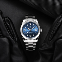 Montre mécanique automatique pour homme de la marque haut de gamme Benyar 5177, montre de mode étanche avec aiguilles lumineuses, montre-bracelet pour homme, Relojes Masculino