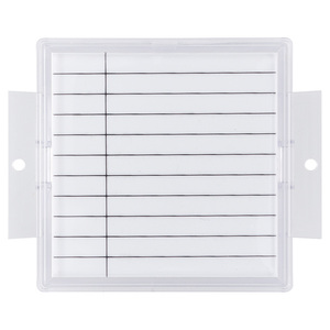 Étiquette nominative en acier de 12 po x 10 po x 2,5 po pour badges - Product Image 1