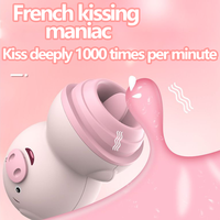 Vibrateur réaliste en forme de langue de cochon, stimulateur du point G féminin, jouet sexuel pour adultes, masseur clitoridien, kit de lancement de produits pour adultes