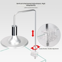 Lampe suspendue LED pour aquarium, à clipser, pour aquariums plantés, aquariums de poissons tropicaux et de tortues - Design compact, options 20W/40W, haute performance