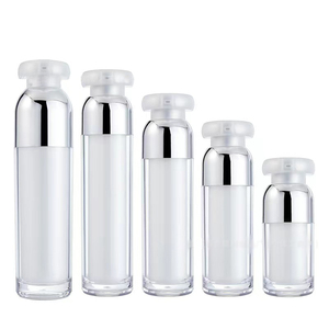 Luxury Cosmetic <b>Set</b> Acrylic Airless Vacuum Pump Bottles <b>Makeup</b> Cream Lotion - Product Image 1