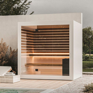 Sauna électrique moderne en bois massif, design multi-scènes, pour maison privée, hôtel commercial, <span class=keywords><strong>spa</strong></span> et bien-être - Product Image 2
