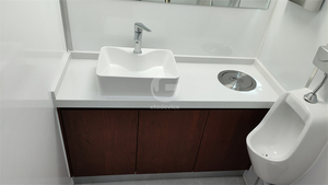 Moderno Remolque de Baño Móvil VIP, Fácil de Limpiar, Baño Portátil con Ducha para Uso en Exteriores - Product Image 6