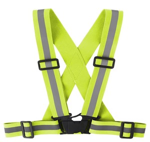 Cintura di Sicurezza Riflettente Regolabile con Fibbia a Sgancio Rapido ed Elastico in Vita per Corsa Notturna, Ciclismo, Camminata e Sport - Product Image 3