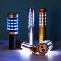 Lampu Botol Sampanye LED, Produk Bar Paduan Aluminium Tongkat Strobo Dapat Diisi Ulang Lampu LED Sparkler untuk Pesta