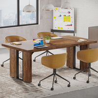 Tribesigns Mobilier de bureau moderne en bois Mdf PDG Directeur Général Utilisation pour le bureau commercial et à domicile