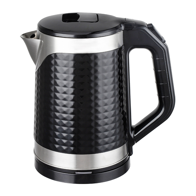 Portable Cordless Colored Stainless Steel Electric Kettle Automatic Shut-off Capacity Heating Element 360-Degree Hotel