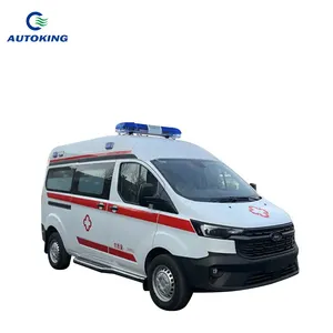 2024 baru multi-fungsional darurat medis ambulans baru FORD Transport pemantauan ICU ambulans kendaraan