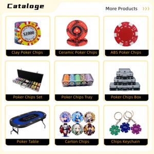 Fichas de Póker de <span class=keywords><strong>Casino</strong></span> Monte Carlo de Tres Tonos de 14g y 40mm con Logotipo Personalizado e Incrustaciones Metálicas, Duraderas - Proveedor Mayorista - Product Image 6