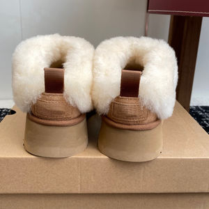 Botas de Nieve de Invierno de Alta Calidad, Transpirables, Unisex, con Forro de Piel, Parte Superior de Piel de Oveja, Plataforma de Moda - Product Image 6