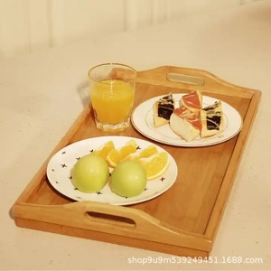 Bamboo <b>Folding</b> Tray With Handles Wooden Breakfast Serving <b>Table</b> For Bed Or <b>Desk</b> Use - Product Image 4