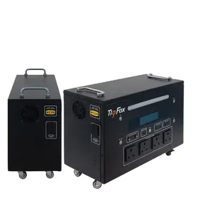 Tigfox车轮批发价2000瓦太阳能发电机移动电源银行家用野营充电站5kw