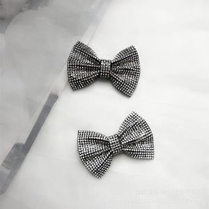 3D女の子靴光沢のある弓とルーズラインストーン環境にやさしい直販工場 - Product Image 3