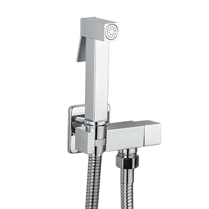 Настенный квадратный ручной распылитель для биде - Product Image 1