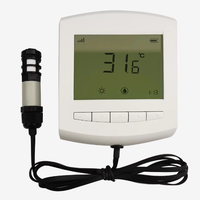 Capteur de température et d'humidité IoT 4G Cat1 avec écran LCD, protocole TCP/MQTT, alarme de déclenchement par seuil, enregistrement des données dans le cloud, autonomie de 1 an