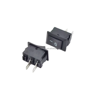 Commutateur de type navire Commutateur de type 117S 8.5*13.5MM 250VAC 3A Bouton de commutation à deux broches