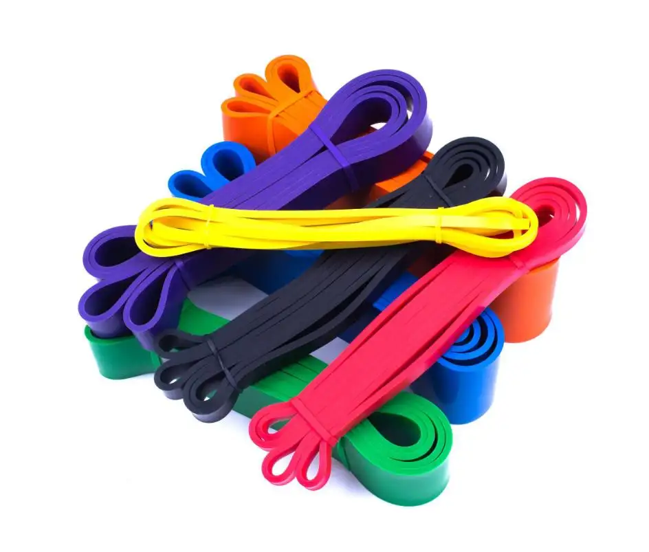 Custom LOGO Elastic Rubber pull up bands Fitness Workout Equipment Strength Training Exercise Gym TPE Resistance Bands