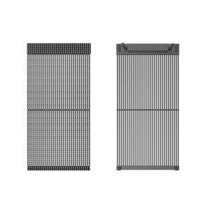 La grande façade extérieure de supports publicitaires a mené l'écran de visualisation P15625 P3125 voient à travers l'affichage mené - Product Image 3