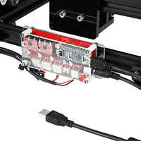 Rotary Ukiran & Cutting Machine untuk Logam Batu Granit 3D CNC Laser Printer dengan Harga Murah